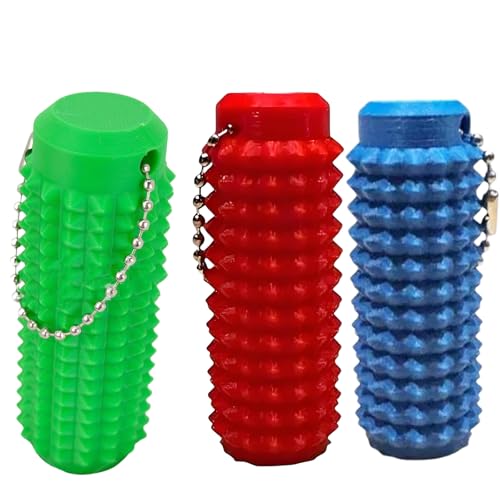 Little Ouchies Schlüsselanhänger zur Schmerzlinderung, tragbares Spielzeug, Stressabbau und sensorische Stimulation zur Linderung von Angst, perfekt für unterwegs von ORVCVGLB