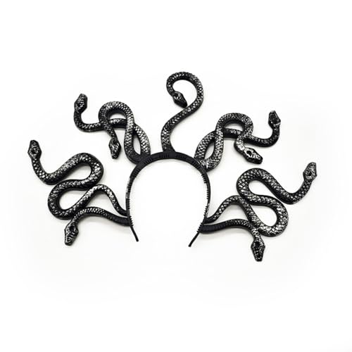ORVCVGLB Schlangen-Stirnband - Maskerade und Halloween Cosplay Essential - Modischer Uni-Kopfschmuck mit aufwendigem Schlangen-Design von ORVCVGLB