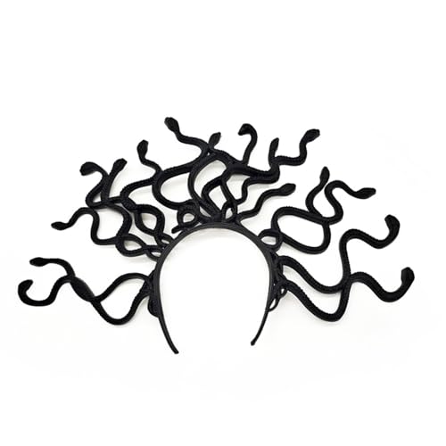 ORVCVGLB Schlangen-Stirnband - Maskerade und Halloween Cosplay Essential - Modischer Uni-Kopfschmuck mit aufwendigem Schlangen-Design von ORVCVGLB