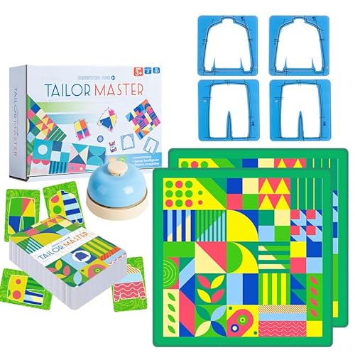 Tailor Master Game,Tailor Master Matching-Spiel,Tailor Master Brettspiel,Tailor Master-Spiel,schneidermeister Matching Spiel,Denk & Konzentrationstraining-C von ORVCVGLB