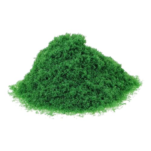 OSALADI 1 Gras-Dressing-Streuung Grasstreuung Miniaturen Modellzubehör Streuherde Modellbaumaterialien Beflockungspulver künstliches Pflanzenpulver Plastik Green von OSALADI