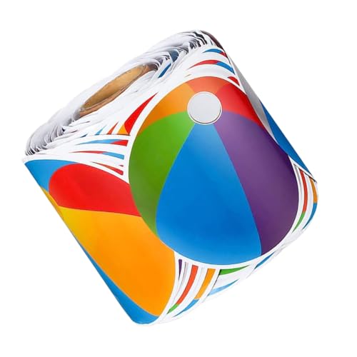 OSALADI 1rolle Dekorative Randverzierung Strandball-muster Für Pinnwand Abnehmbarer Border Sticker Für Klassenzimmer Farbenfrohe Beach-themed Dekoration OSALADI 1rolle Dekorative Randverzierung Strandball-muster Für Pinnwand Abnehmbarer Border Sticker Für Klassenzimmer Farbenfrohe Beach-themed Dekoration von OSALADI