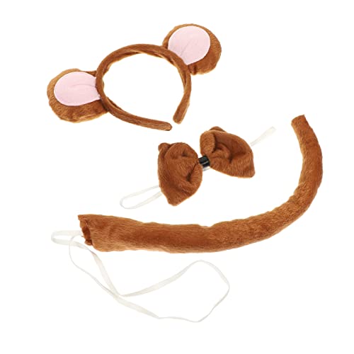 OSALADI 1 Satz Affen-stirnband-set Tierohren Für Cosplay Tierohren Stirnband Affenkostüm Für Kinder Tierstirnb?nder Für Erwachsene Tierschwanz 3d Halloween Kurzer Plüsch. Binden OSALADI 1 Satz Affen-stirnband-set Tierohren Für Cosplay Tierohren Stirnband Affenkostüm Für Kinder Tierstirnb?nder Für Erwachsene Tierschwanz 3d Halloween Kurzer Plüsch. Binden von OSALADI