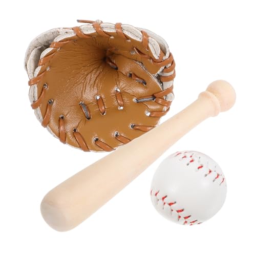 OSALADI 1 Satz Baseball für Puppenhausdekoration Teiliges aus Sicher und Sport und Geburtstagsdekorationen für Mini Häuser und Sammlerstücke OSALADI 1 Satz Baseball für Puppenhausdekoration Teiliges aus Sicher und Sport und Geburtstagsdekorationen für Mini Häuser und Sammlerstücke von OSALADI