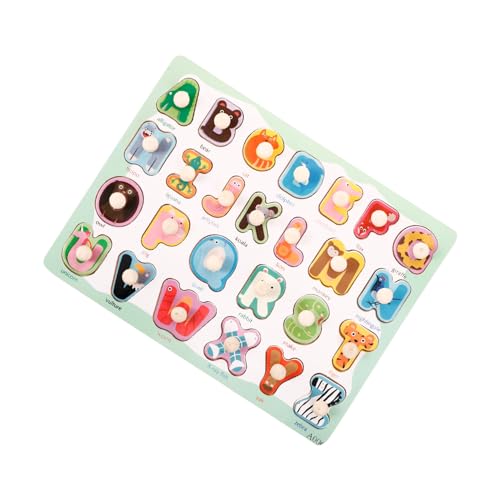 OSALADI 1 Satz Briefkognitiver Board -Puzzle- Alphabet -passendes Holzrätsel Alphabet-Puzzle für Kleinkinder Buchstaben-Matching-Tafel Kinderpuzzle Kinderrätsel Puzzletafel OSALADI 1 Satz Briefkognitiver Board -Puzzle- Alphabet -passendes Holzrätsel Alphabet-Puzzle für Kleinkinder Buchstaben-Matching-Tafel Kinderpuzzle Kinderrätsel Puzzletafel von OSALADI
