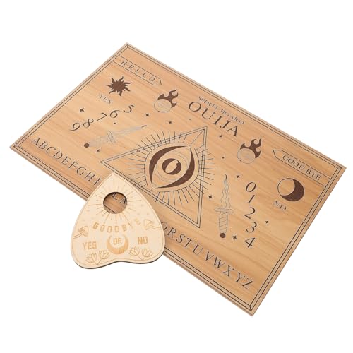 OSALADI 1 Satz Hölzerne Ornamente Hexerei Divination Wohnkultur Gruselig Planke Pendel-brieftafel Hexen-wahrsagetafel Weissagung Wicca Meditation Wicca-wahrsagetafel Pendelbrett Beige Holz OSALADI 1 Satz Hölzerne Ornamente Hexerei Divination Wohnkultur Gruselig Planke Pendel-brieftafel Hexen-wahrsagetafel Weissagung Wicca Meditation Wicca-wahrsagetafel Pendelbrett Beige Holz von OSALADI