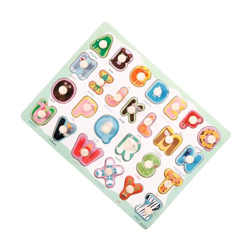 OSALADI 1 Satz Holz Puzzle für Kleinkinder Lernspielzeug zur Kognitiven Fähigkeiten Teiliges Alphabet Puzzle Pädagogisches Holzspielzeug für Vorschulkinder für Frühes Lernen und Spielspaß OSALADI 1 Satz Holz Puzzle für Kleinkinder Lernspielzeug zur Kognitiven Fähigkeiten Teiliges Alphabet Puzzle Pädagogisches Holzspielzeug für Vorschulkinder für Frühes Lernen und Spielspaß von OSALADI