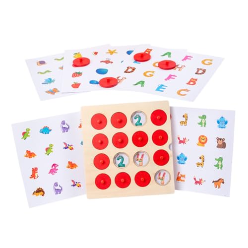 OSALADI 1 Satz Memory-Schach-trainingsspielzeug Memory-schachspiel Memory-Spiel Aus Holz Papier von OSALADI