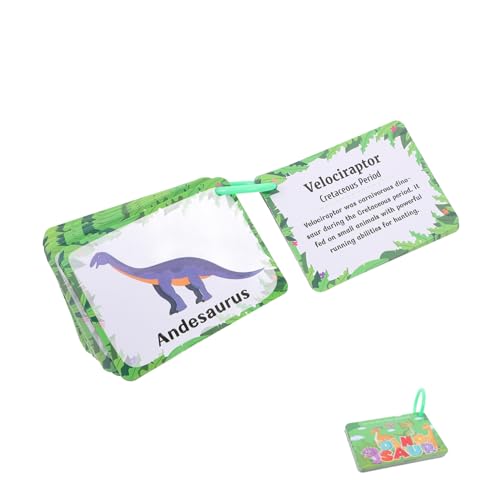 OSALADI 1 Satz Memory-Spielkarte Kind Karten für -Lernspielzeug Stichwort FlashCard Vor früh Punkt Dinosaurier-Schulmaterial kognitive Karte Papier OSALADI 1 Satz Memory-Spielkarte Kind Karten für -Lernspielzeug Stichwort FlashCard Vor früh Punkt Dinosaurier-Schulmaterial kognitive Karte Papier von OSALADI