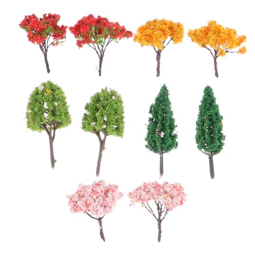 OSALADI 1 Satz Mikrolandschaftsdekoration Mini künstlicher Baum Miniaturen gefälscht Mini-Baum Miniaturgartenzubehör kunstpflanze kunstplflanze Simulationsbäume Sandtischverzierung Plastik von OSALADI