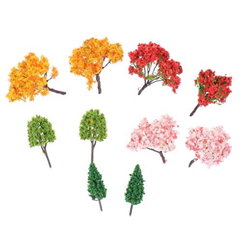 OSALADI 1 Satz Mikrolandschaftsdekoration Miniaturen Gefälscht Klein Miniaturbäume Bausatz Miniaturgartenzubehör Fälschung Künstlicher Baum Dekorationen Mini-Baum Realistisch Fee Plastik von OSALADI