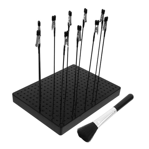 OSALADI 1 Satz Modellfarbbasis reinigungsbürste Modell Malmale Basis Metall Foto-Memo zum Selbermachen Krokodilklemmenstab Airbrush-Halterständer Biegsame Krokodilklemmen Kunststoff Black OSALADI 1 Satz Modellfarbbasis reinigungsbürste Modell Malmale Basis Metall Foto-Memo zum Selbermachen Krokodilklemmenstab Airbrush-Halterständer Biegsame Krokodilklemmen Kunststoff Black von OSALADI
