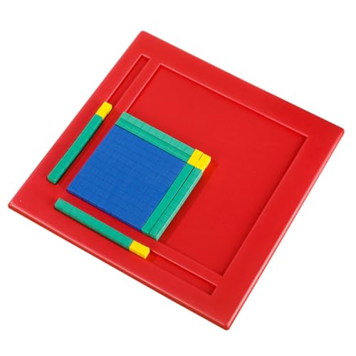 OSALADI 1 Satz Multiplikationsdemonstrator Aktivitätswürfel Zahlenblock Basis zehn Blöcke Matheblock für Mathe-Zählblock mit Zahlenblöcken Mathe zählen würfel Eva von OSALADI