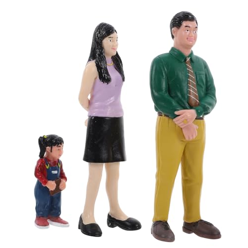 OSALADI 1 Set Sand Tisch Puppe Figuren Figuren Für Menschen Mini Familie Mädchen Dummy Puppe Puppen Puppenhaus Puppen PVC von OSALADI