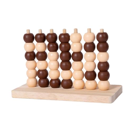 OSALADI 1 Set Vier In Einer Reihe Schachspielzeug Reisespiele Dame Brettspiel Für Dame Brettspiel Für Erwachsene Schachbrett Für Schachbretter Schach Für Schachspiele Schach Holz von OSALADI