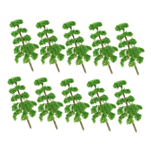 OSALADI 10 Stück Mini-modellbaum Klein Miniaturbaum Fallen Weihnachtliche Mikrolandschaften Modelleisenbahnbäume Diorama-Baum Gefälscht Miniaturen DREI Laub Simulieren Plastik Green OSALADI 10 Stück Mini-modellbaum Klein Miniaturbaum Fallen Weihnachtliche Mikrolandschaften Modelleisenbahnbäume Diorama-Baum Gefälscht Miniaturen DREI Laub Simulieren Plastik Green von OSALADI