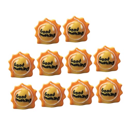 OSALADI 10 Stück Resin Dekoration für Puppenhaus Strand Cake Topper und DIY Fairy Garden Zubehör für Miniatur Landschaften von OSALADI
