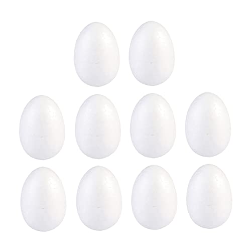 OSALADI 10 Stück Teiliges Weiße Schaumstoff Eier Solide DIY Bastel Eier für Ostern Dekoration Kinderfreundlich Vielseitig Verwendbar für Frühlingsfest Hochzeit Halloween und Kreative OSALADI 10 Stück Teiliges Weiße Schaumstoff Eier Solide DIY Bastel Eier für Ostern Dekoration Kinderfreundlich Vielseitig Verwendbar für Frühlingsfest Hochzeit Halloween und Kreative von OSALADI
