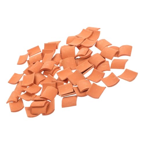 OSALADI 100 Stücke Simulierte Kleine Dachziegel Orange Ton Simulation Dachziegel Mini Fliesen DIY Layout Dachziegel Dekore OSALADI 100 Stücke Simulierte Kleine Dachziegel Orange Ton Simulation Dachziegel Mini Fliesen DIY Layout Dachziegel Dekore von OSALADI