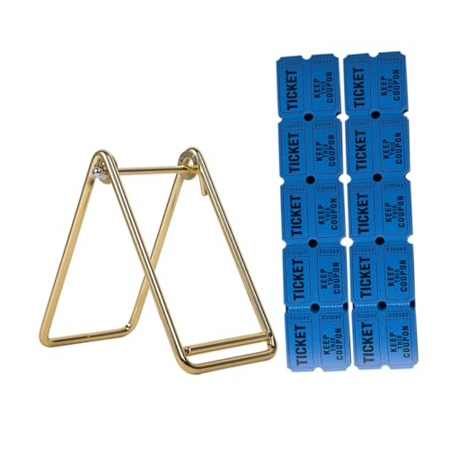 OSALADI 1000-Teiliges Rollenset Lotterielose-Set Ticketmaschine Tombola für Tickets Gutscheinparty Tombola-Tickets rosa Tombola-Tickets für die Babyparty Nimm EIN Nummernticket Eisen Blue von OSALADI