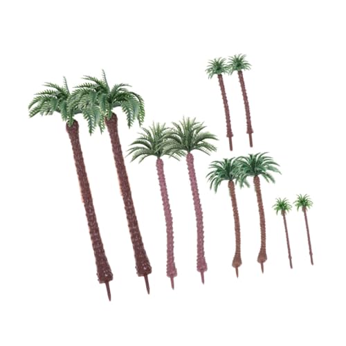 OSALADI 10Stücke Kunststoff Modell Teilig Mini Kokosnussbaum Dekoration für DIY Landschaftsmodelle Realistische Modellbäume für Sandtisch OSALADI 10Stücke Kunststoff Modell Teilig Mini Kokosnussbaum Dekoration für DIY Landschaftsmodelle Realistische Modellbäume für Sandtisch von OSALADI