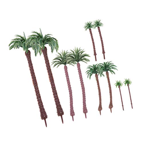 OSALADI 10Stücke Kunststoff Palmenmodell für DIY Mini Kokosnuss Bäume für Modellbau und Kreative Dekoration OSALADI 10Stücke Kunststoff Palmenmodell für DIY Mini Kokosnuss Bäume für Modellbau und Kreative Dekoration von OSALADI