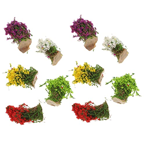 OSALADI 10Stücke Teiliges Miniaturgrascluster für Modellbau Realistische Künstliche Blumenbüschel für Sandtisch Szenen Geeignet für Miniaturgärten und OSALADI 10Stücke Teiliges Miniaturgrascluster für Modellbau Realistische Künstliche Blumenbüschel für Sandtisch Szenen Geeignet für Miniaturgärten und von OSALADI