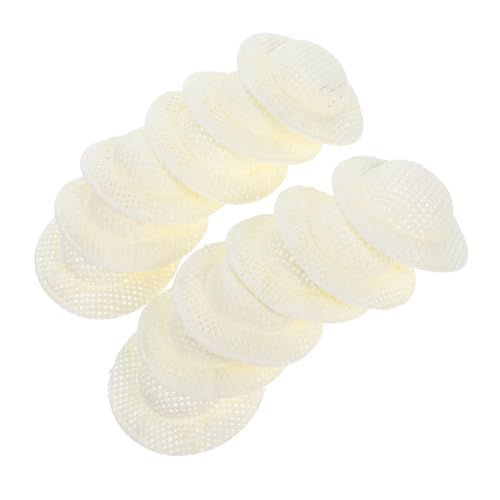 OSALADI 12 Stück Miniatur Minihüte Puppen Gewebter Hut DIY Bastelhüte Foto Requisite Mini Hausdekor Kleiner Hut DIY Requisite Gewebte Kappen Mini Gewebte Hüte Miniatur Gewebter von OSALADI