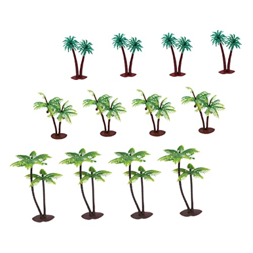 OSALADI 12 Stück Teiliges Miniatur Kokospalmen Modellset Realistische Sandtisch Deko Langlebige Kunststoffpalmen Strand und Landschaftsminiaturen OSALADI 12 Stück Teiliges Miniatur Kokospalmen Modellset Realistische Sandtisch Deko Langlebige Kunststoffpalmen Strand und Landschaftsminiaturen von OSALADI