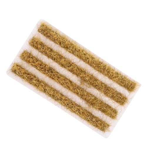 OSALADI Statische Kunststoff Reisfeld Gras Modell Miniaturlandschaft Simulation Grasstreifen Für Sandtisch-Dekoration Geeignet Für Modellbahn Und Tabletop-Spiele von OSALADI