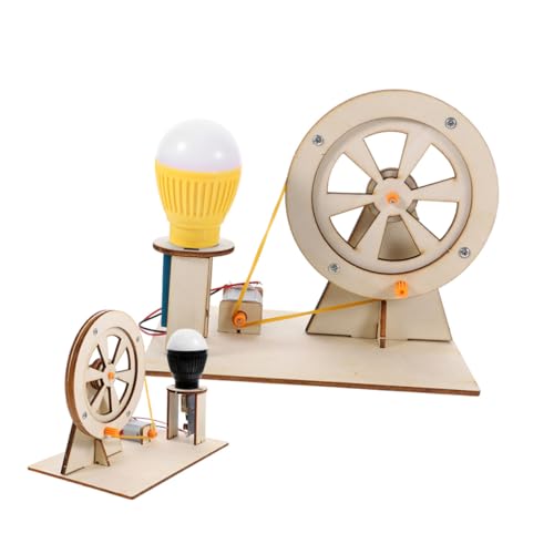 Handkurbelgenerator Holz Selbstgemacht 2 Satz Manuelle Generatoren Experimenteller Stromgenerator für Kinder Lehrreiches Bastelset für Schulprojekte Handkurbelgenerator Holz Selbstgemacht 2 Satz Manuelle Generatoren Experimenteller Stromgenerator für Kinder Lehrreiches Bastelset für Schulprojekte von OSALADI