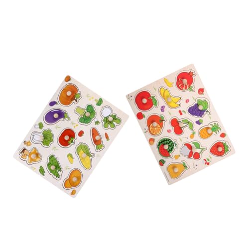 OSALADI 2 Stück Teiliges Montessori Holzspielzeug Puzzle für Lernspielzeug Gemüse Thema Pädagogisches Steckspiel für Frühe Entwicklungsförderung OSALADI 2 Stück Teiliges Montessori Holzspielzeug Puzzle für Lernspielzeug Gemüse Thema Pädagogisches Steckspiel für Frühe Entwicklungsförderung von OSALADI