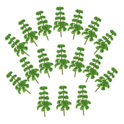 OSALADI 20 Stück Simulierte Baumorchidee Dekoration Diorama -Bäume Kiefer Mikro Mini Baum-Kuchen-Topper Kleine Bäume Landschaftsbaummodell Puppenhausbaum Plastik Green OSALADI 20 Stück Simulierte Baumorchidee Dekoration Diorama -Bäume Kiefer Mikro Mini Baum-Kuchen-Topper Kleine Bäume Landschaftsbaummodell Puppenhausbaum Plastik Green von OSALADI