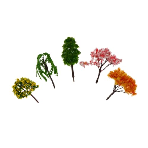 OSALADI 25 Stück Teiliges Miniatur simulationsbaum Realistische Garten deko Fein Verarbeitet Langlebig für Sandtisch Modelle Micro Szenerie Künstliche Pflanzen für DIY Grünflächen von OSALADI