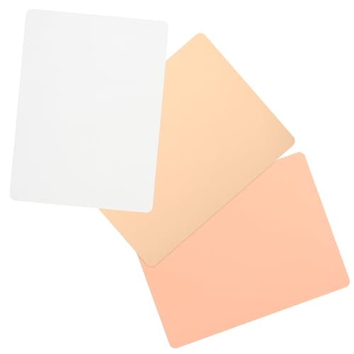 OSALADI 3 Stück Kunstleder Lehrmaterial Übungs Make Up Modell Make Up Trainingsgesicht DIY Übungshaut Tattoo Übungshaut Make Up Übungsmaske Silikonhautform Kieselgel von OSALADI