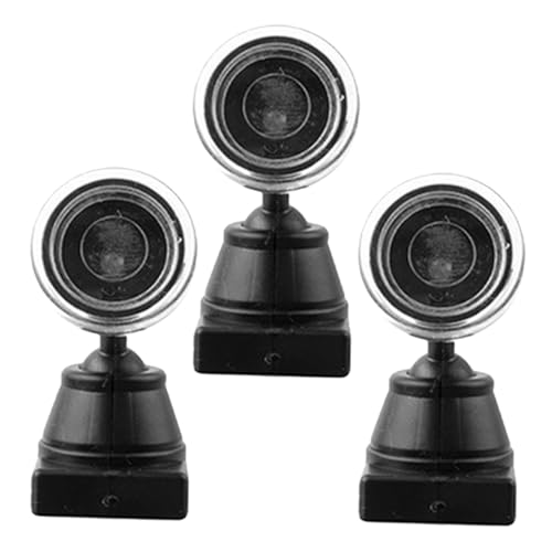 OSALADI 3 Stück Modellbau Kleiner Scheinwerfer G Spur Gebäude LED Modelleisenbahn Signale Hannah Micro LED Lichter Blinkende LED Winzige LED Arbeitsfiguren Kristen Hannah Oo Schwarzer von OSALADI
