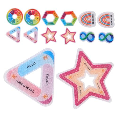OSALADI 30 Stück Sensorische Beruhigungsaufkleber Texturierte DIY Aufkleber für Stressabbau Bunte Dekorative Sticker für Schüler und Menschen mit Angstgefühlen Wiederverwendbar und OSALADI 30 Stück Sensorische Beruhigungsaufkleber Texturierte DIY Aufkleber für Stressabbau Bunte Dekorative Sticker für Schüler und Menschen mit Angstgefühlen Wiederverwendbar und von OSALADI