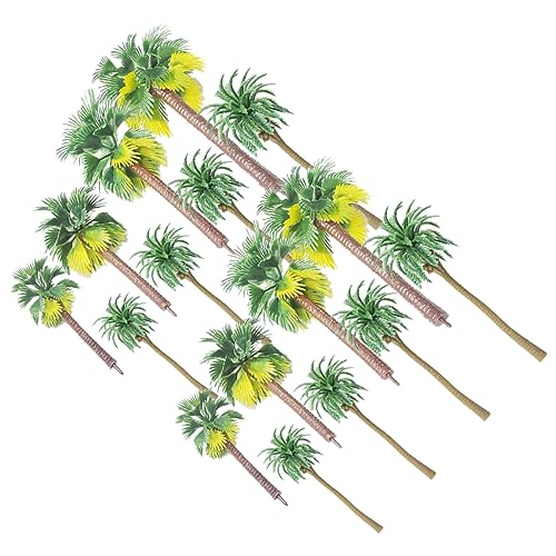 OSALADI 36 Stück Teiliges Tropical Palm Series Modellbaum Sandtischbaum Modell Garten Mikro Landschaftsornamente Künstliche Plastikpalmen für Kreative Dekoration und OSALADI 36 Stück Teiliges Tropical Palm Series Modellbaum Sandtischbaum Modell Garten Mikro Landschaftsornamente Künstliche Plastikpalmen für Kreative Dekoration und von OSALADI