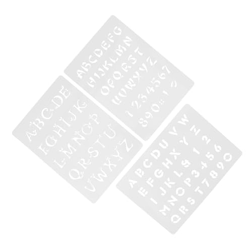 OSALADI 3Stücke Große Schablonen Für DIY Zeichenschablonen Für Basteln Wiederverwendbare Schablonen Für Projekte OSALADI 3Stücke Große Schablonen Für DIY Zeichenschablonen Für Basteln Wiederverwendbare Schablonen Für Projekte von OSALADI