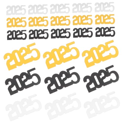 OSALADI 3er Pack Konfetti Neujahr Schwarz Gold Silber Glitzer Streudeko Party Tischdeko Abschlussfeier Happy Year Dekoration für Festliche Jahreswechsel Feier OSALADI 3er Pack Konfetti Neujahr Schwarz Gold Silber Glitzer Streudeko Party Tischdeko Abschlussfeier Happy Year Dekoration für Festliche Jahreswechsel Feier von OSALADI