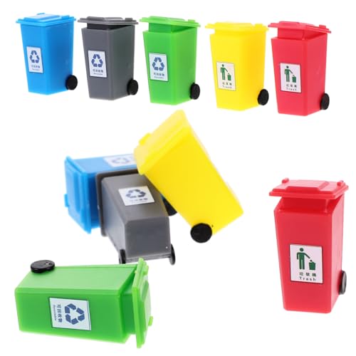 OSALADI 4 Sätze Mini Mülleimer Mülleimer Kleine Mülleimer Kleine Mülltonne DIY Mülleimer Modell Puppenhaus Ornament Miniatur Szenenmodell Sortiermülleimer Puppenhaus 10 Stück * 4 OSALADI 4 Sätze Mini Mülleimer Mülleimer Kleine Mülleimer Kleine Mülltonne DIY Mülleimer Modell Puppenhaus Ornament Miniatur Szenenmodell Sortiermülleimer Puppenhaus 10 Stück * 4 von OSALADI