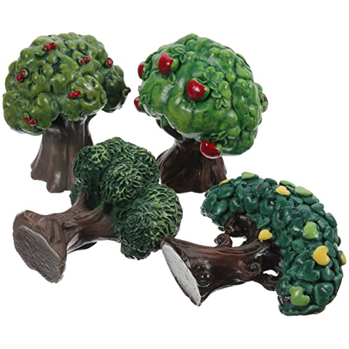 OSALADI 4 Stück Miniaturbaum Modell Künstliche Apfelbäume für DIY Mikro Landschaftsdekoration Resin Miniaturbäume für Sandtisch und Gartenaccessoires OSALADI 4 Stück Miniaturbaum Modell Künstliche Apfelbäume für DIY Mikro Landschaftsdekoration Resin Miniaturbäume für Sandtisch und Gartenaccessoires von OSALADI