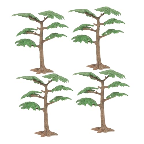 OSALADI 4 Stück Simulationslandschaftsbaum Modellbahnbäume Bastelbäume Für Projekte Mini Modellbaum Künstlicher Miniaturbaum Architekturmodellmaterialien Modellbahnbäume Aus von OSALADI