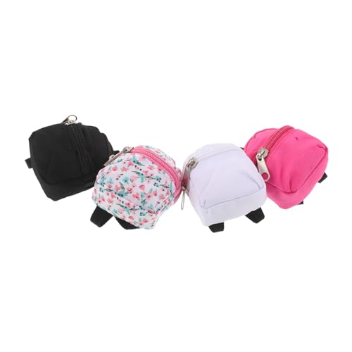 OSALADI 4 Stück Teiliges Mini Puppenrucksack aus Robustem Polyester mit Reißverschluss Maßstab Kleine Schulranzen für Puppen Leichte DIY Taschen für Rollenspiele und Puppenhaus Zubehör OSALADI 4 Stück Teiliges Mini Puppenrucksack aus Robustem Polyester mit Reißverschluss Maßstab Kleine Schulranzen für Puppen Leichte DIY Taschen für Rollenspiele und Puppenhaus Zubehör von OSALADI
