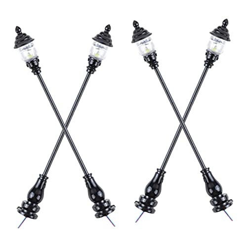 OSALADI 4 Stück Teiliges Miniatur Gartenlampen Dekorative Straßenlaternen für Sandtisch Langlebige DIY Zubehörteile zur Verschönerung von Miniaturlandschaften und Gartenanlagen OSALADI 4 Stück Teiliges Miniatur Gartenlampen Dekorative Straßenlaternen für Sandtisch Langlebige DIY Zubehörteile zur Verschönerung von Miniaturlandschaften und Gartenanlagen von OSALADI