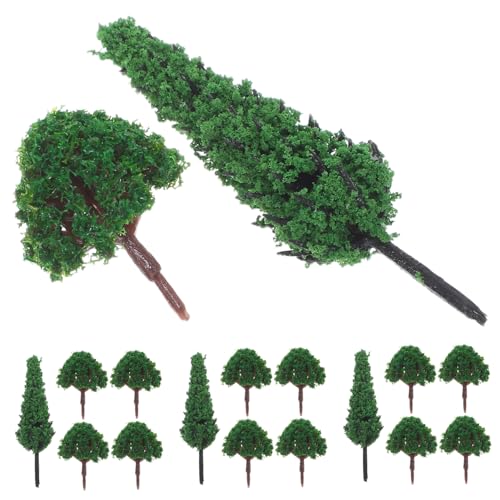 OSALADI 40 Stück Mikro Landschaftsmodellbaum Mini Modellbäume Landschaftsbaum Mini Landschaftsbäume Miniaturbäume Gemischte Modellbäume Baumlandschaftsmodelle Miniatur von OSALADI