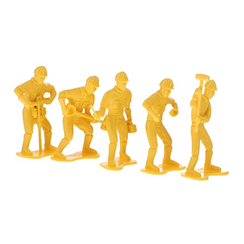 OSALADI 45 Stück Teiliges Miniatur Set mit Realistischen Bauarbeiter Figuren Detailgetreu Gestaltete Miniatur Modelle Robustes für Kreativität und Vorstellungskraft OSALADI 45 Stück Teiliges Miniatur Set mit Realistischen Bauarbeiter Figuren Detailgetreu Gestaltete Miniatur Modelle Robustes für Kreativität und Vorstellungskraft von OSALADI