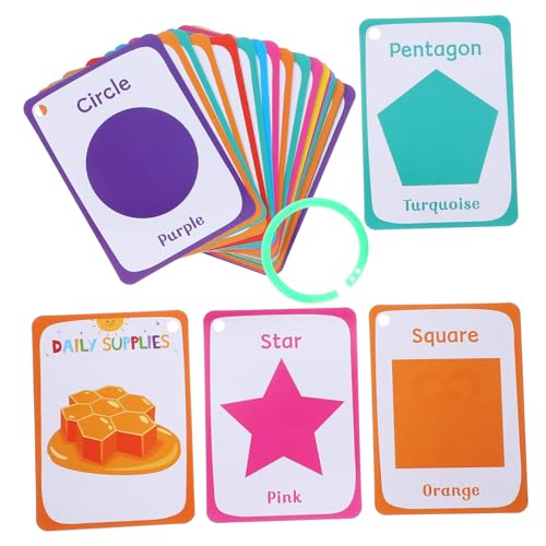 OSALADI 49 Stück Kognitive Karten Für Die Früherziehung Lernkarte Für Geometrische Figuren Und Lehrreich Kognitive Kinderkarten Ausbildung Bunt Blinken Form Erste Papier OSALADI 49 Stück Kognitive Karten Für Die Früherziehung Lernkarte Für Geometrische Figuren Und Lehrreich Kognitive Kinderkarten Ausbildung Bunt Blinken Form Erste Papier von OSALADI
