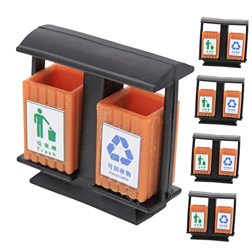 OSALADI 5 Stück Mini Mülltonnen Modell Teiliges aus Robustem Realistische Miniatur Mülleimer für Sandtisch DIY Dekoration Glatte Oberfläche Lebensechte Details als Puppenhaus Zubehör und OSALADI 5 Stück Mini Mülltonnen Modell Teiliges aus Robustem Realistische Miniatur Mülleimer für Sandtisch DIY Dekoration Glatte Oberfläche Lebensechte Details als Puppenhaus Zubehör und von OSALADI
