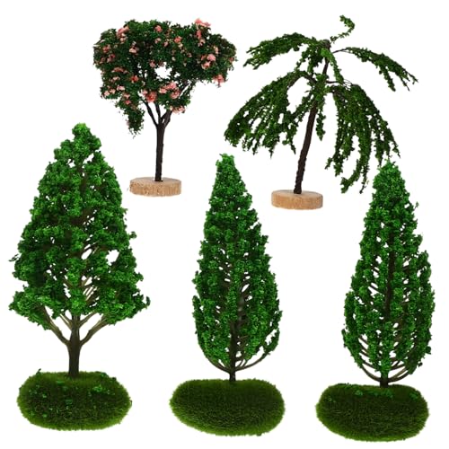OSALADI 5 Stück Miniatur Baumfigur Realistische Landschaftszubehör für Garten Tischdekoration und Miniatur Szenen für Heim und Gartendekoration OSALADI 5 Stück Miniatur Baumfigur Realistische Landschaftszubehör für Garten Tischdekoration und Miniatur Szenen für Heim und Gartendekoration von OSALADI
